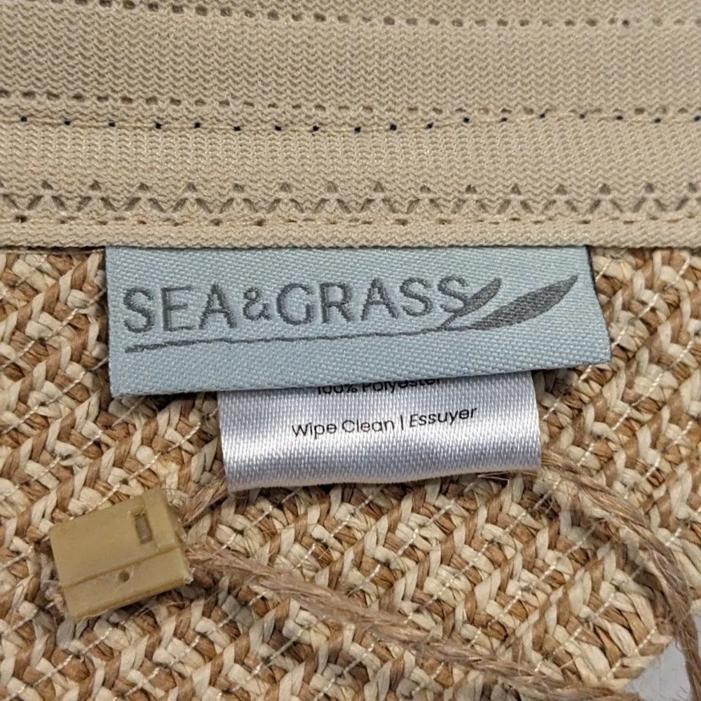 Sea & Grass Packable Straw Visor Womens One Size Beach Vacation Travel Cruise